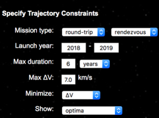 asteroid selection